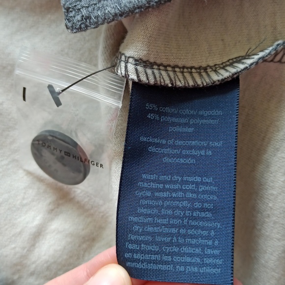 NWT Tommy Hilfiger Gray Blazer With Raw Edging - Picture 5 of 7